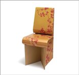 recyclage original fauteuil design en carton